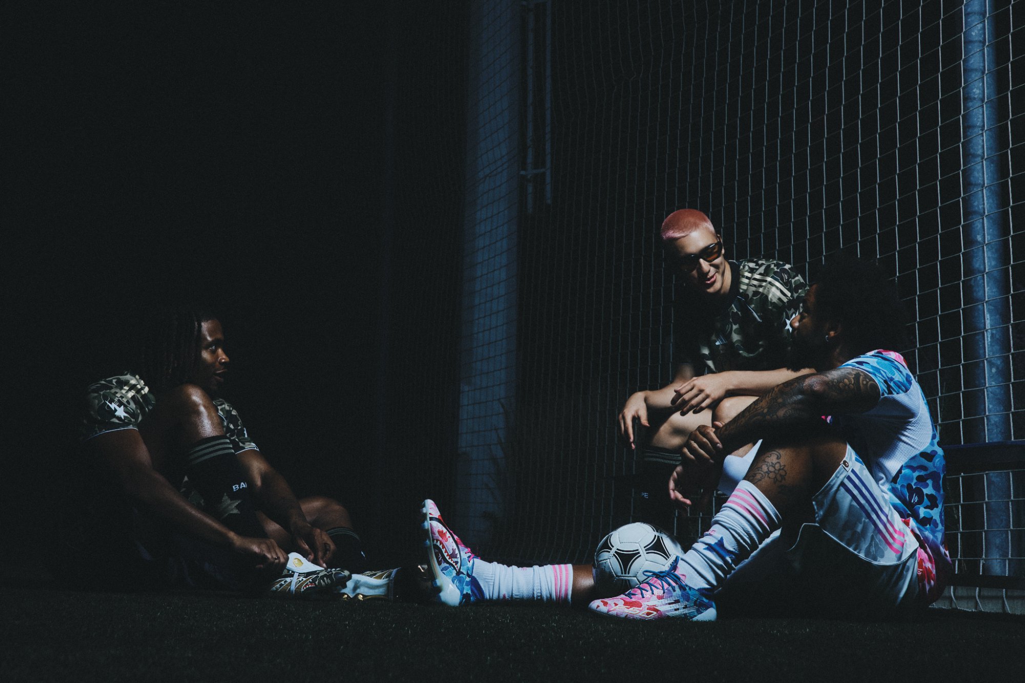 BAPE group concrete wall