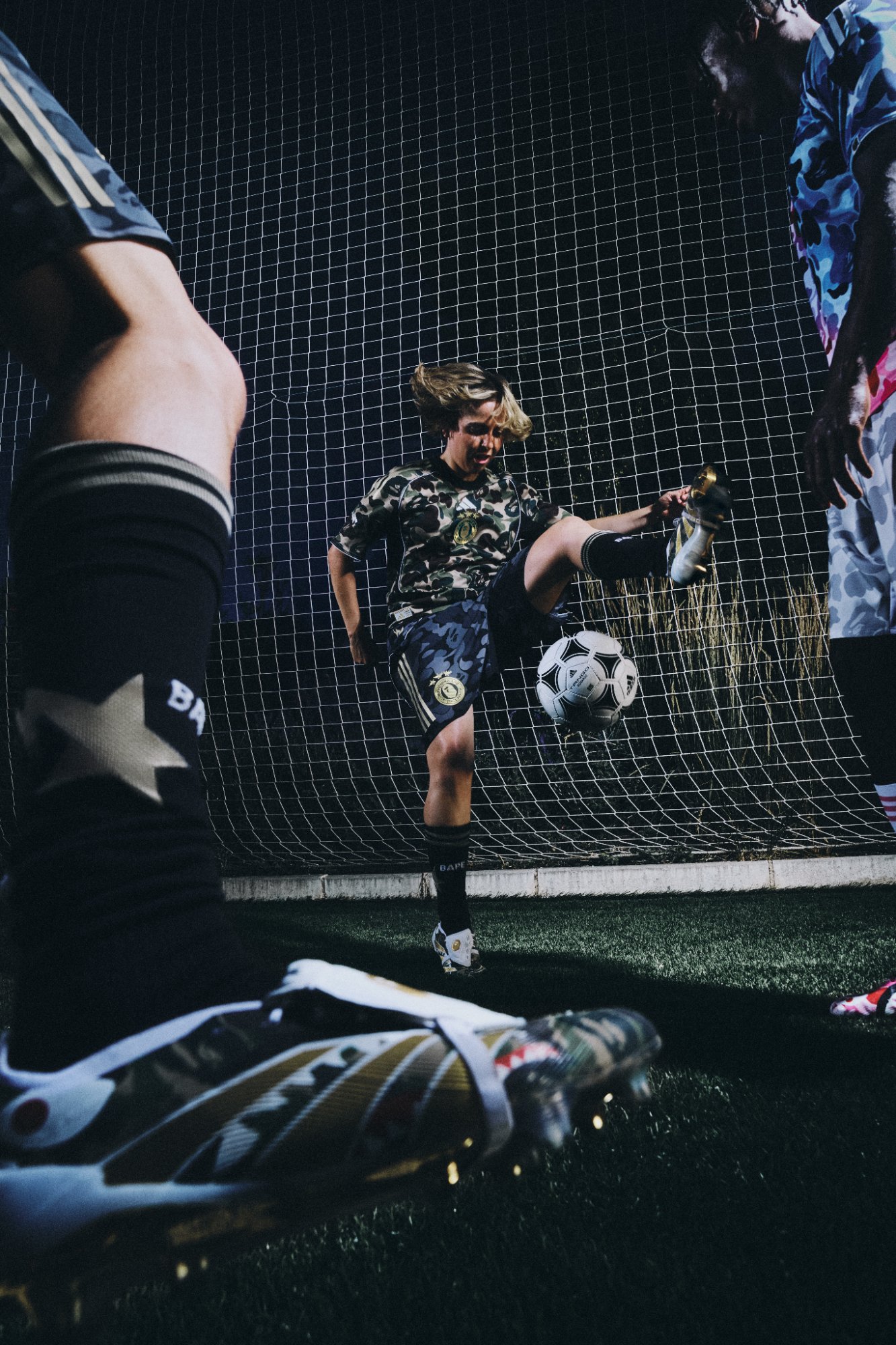 BAPE football action